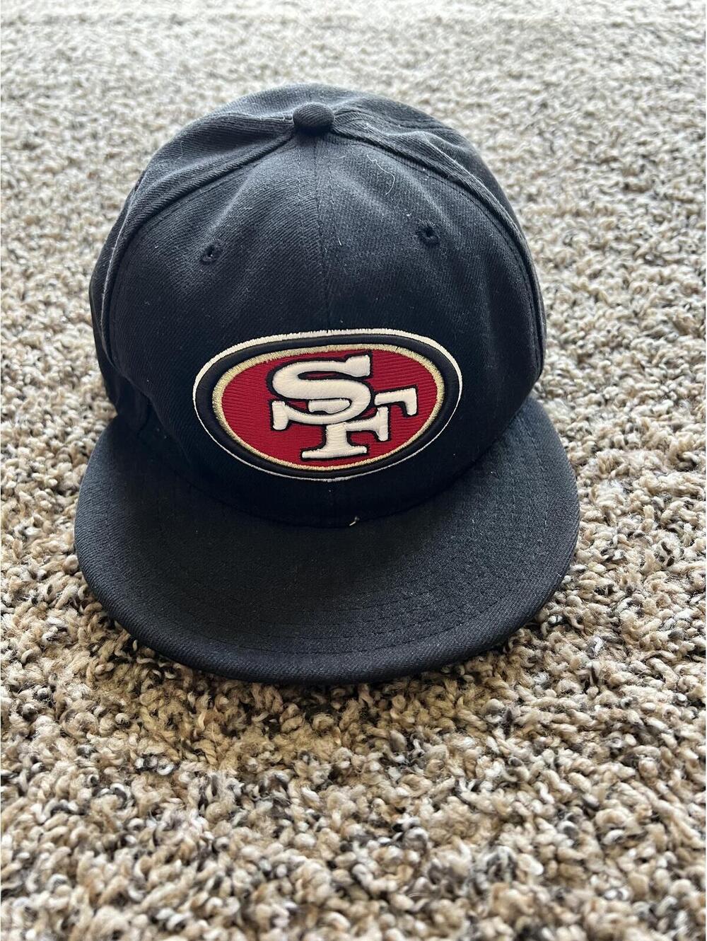 New Era 59FIFTY SF NFL Fitted Cap Size 7 1/4 Black